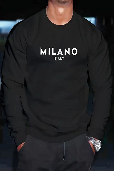 uyguntarz Wasserdichtes Sweatshirt im Oversize-Stil „Milano“