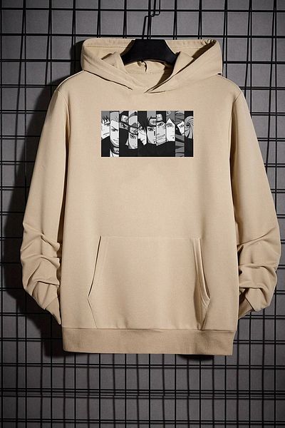 uyguntarz Unisex φούτερ με στάμπα Naruto