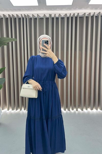 Taba Lace Detailed Stylish Dress