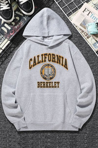 uyguntarz Unisex φούτερ με στάμπα California