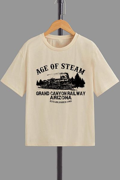 uyguntarz Kinder-Cartoon-T-Shirt aus Baumwolle