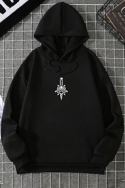 trendypassion Unisex-Sweatshirt aus Baumwolle mit Schädelriss