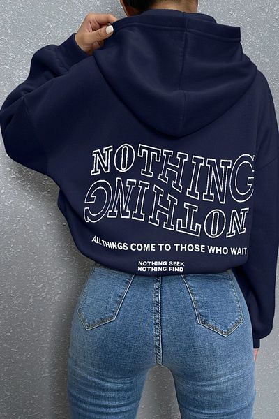 uyguntarz Унисекс суитшърт Nothing Printed