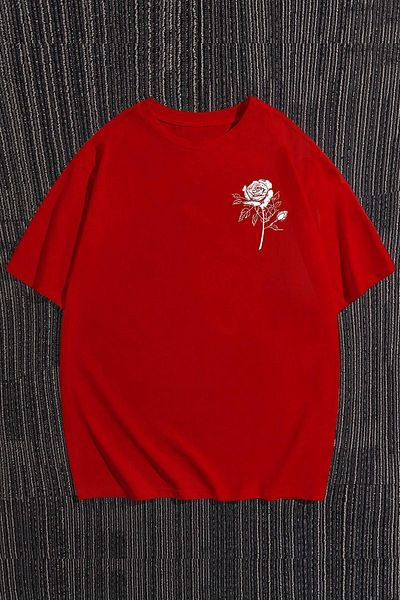 uyguntarz Μπλουζάκι Unisex Oversize Nature Blossom με στάμπα