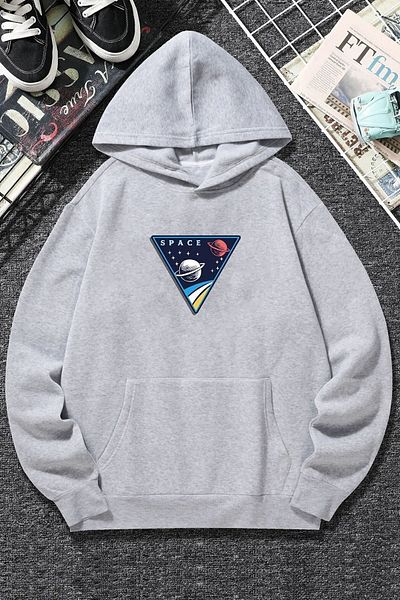 uyguntarz Φούτερ με στάμπα Unisex Space
