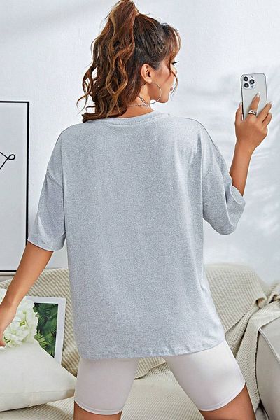 uyguntarz T-shirt unisex z nadrukiem w kształcie serca