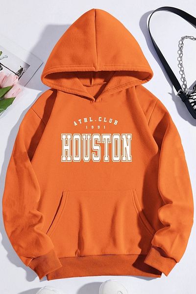 uyguntarz Unisex φούτερ με στάμπα Houston