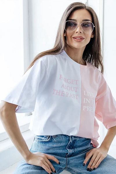 uyguntarz Μπλουζάκι Unisex Forget Live Printed Oversize