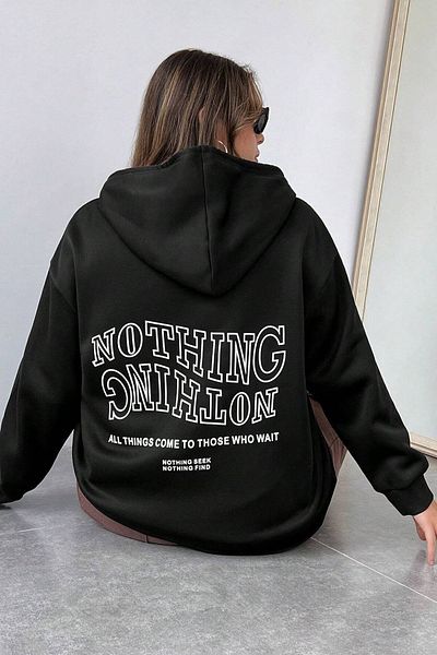 uyguntarz Унисекс суитшърт Nothing Printed