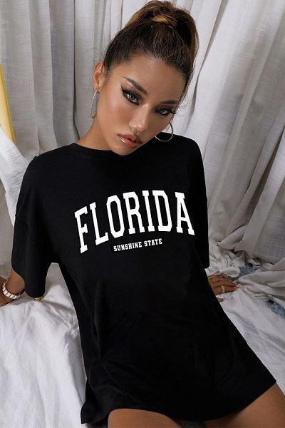 uyguntarz Μπλουζάκι Unisex Florida Printed Design