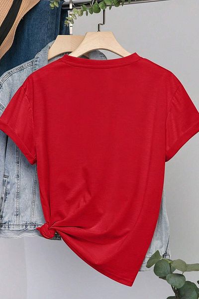 uyguntarz Bedrucktes, marineblaues Oversize-T-Shirt „California Club“ für Unisex – Kragen und Ärmeldetail