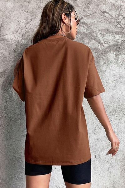 uyguntarz Übergroßes Unisex-T-Shirt mit „The Future“-Aufdruck