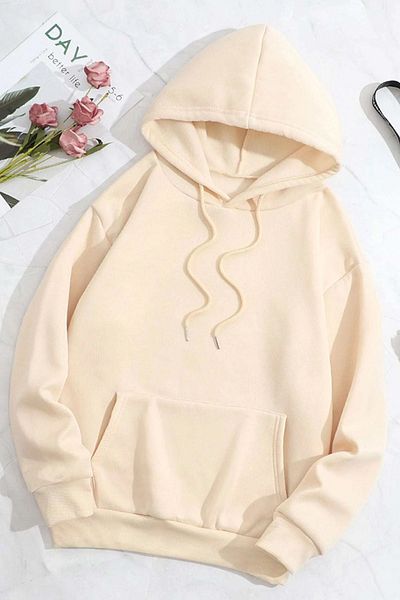uyguntarz Unisex φούτερ Oversize με στάμπα Cherry Tree