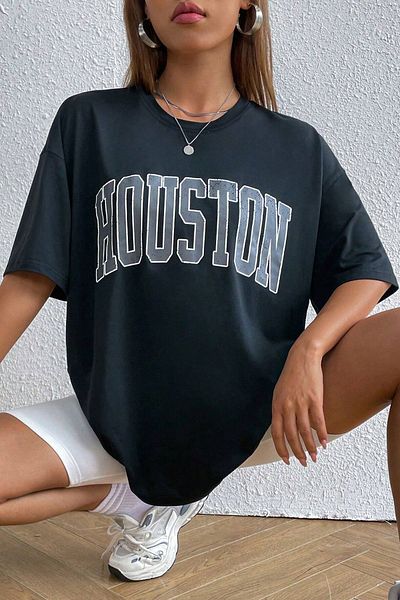 uyguntarz Μπλουζάκι Unisex Houston Printed Design