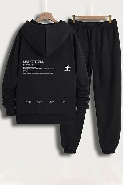 uyguntarz Σετ φόρμας Unisex Life Printed
