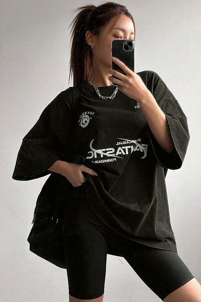 uyguntarz Μπλουζάκι Unisex Fantastic Printed Oversize