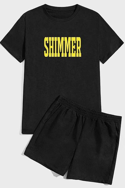 uyguntarz Σετ σορτς Shimmer Print