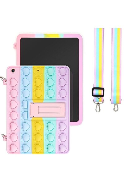 UnDePlus Apple iPad 6Generation 9.7" 2018 Compatible Case Popit Fun Children's Case with Stand A1893 A1954