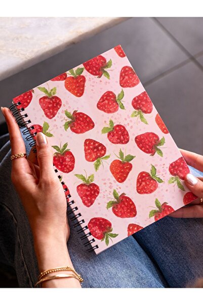 Fobinote دفتر مدرسي حلزوني 80 ورقة، مجموعة من 4 - مقاس A5 غير مُبطن