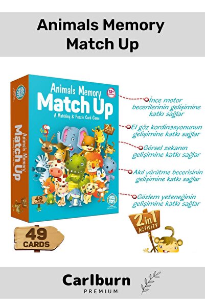 Special Production Intelligence Developer Educational Child Hand Eye Coordination Animals Memory Match Up