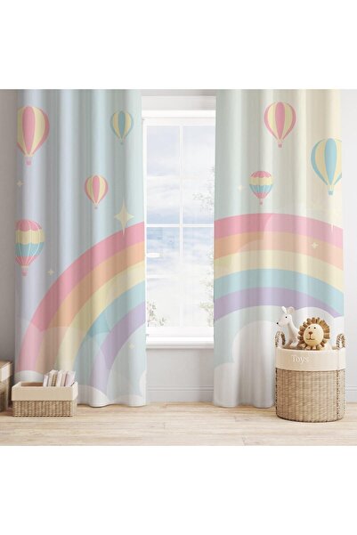 Bebemotto Renkli Gökkuşağı, Pembe, Sarı, Mavi, Ithal Kumaş, Çocuk Ve Bebek Od...