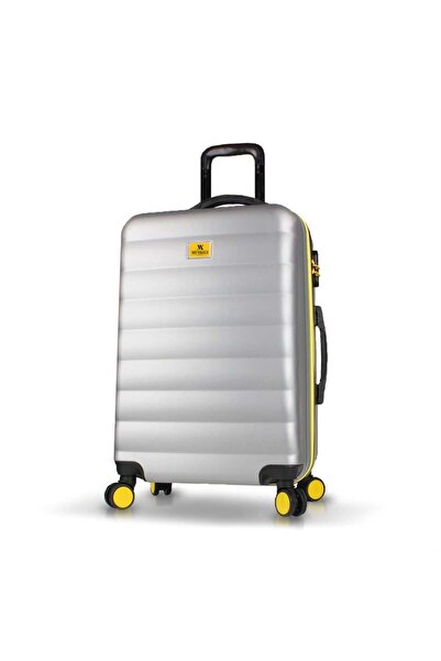 My Valice Colors Abs Orta Boy Gri Valiz