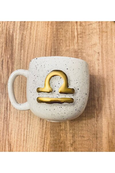 vira shop Stylish Design - Mug 200 ml Ceramic Handmade Glass Libra Sign
