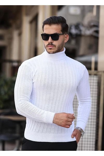 LUPERCUS White Knitwear Men's Sweater