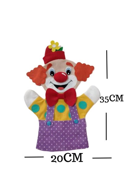 MOTOR BECERİ OYUNCAK Palyaço Kukla Seti