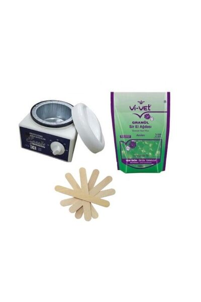 Vi-vet Ağda Seti -egesir Ağda Makinesi, More For You Pudralı Pembe Boncuk Ağda,spatula