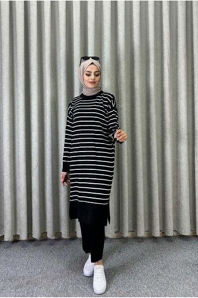 modadeywearst Ριγέ γυναικείο χιτζάμπ