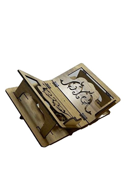 PeraMila Ahşap Rahle Kitap Okuma Standı, Kuran-ı Kerim Okuma Tablet Tutucu Ki...
