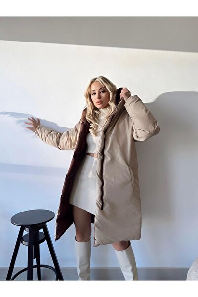 Hayat Boutique Double Sided Women's Puffer Jacket