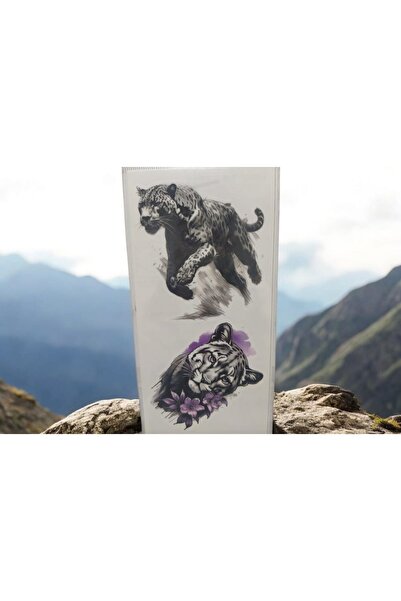 Mor Kayısı LEOPAR Geçici Dövme