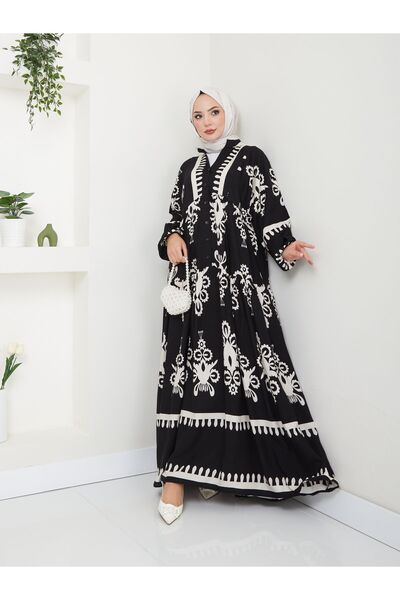 VOLT CLOTHİNG Dámské šaty s etnickým vzorem