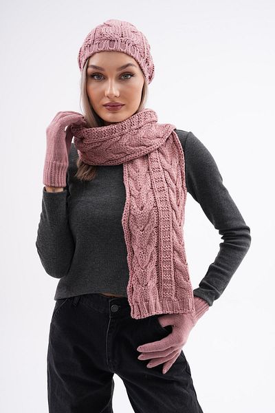 Ritagarcia Set mănuși beanie - eșarfă