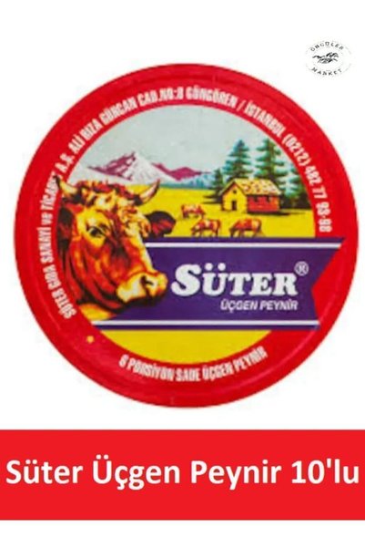 süter Üçgen Peynir 6 Porsiyon 10 Adet