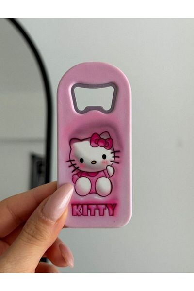 synshop Sanrio Kawaii Hello Kitty Magnet Cinnamoroll Sweet Magnet Bottle Cap Opener Gift Kpop Y2K