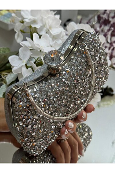 Blacktavern Μονό βραδινό φόρεμα - Πλαϊνή πέτρινη τσάντα