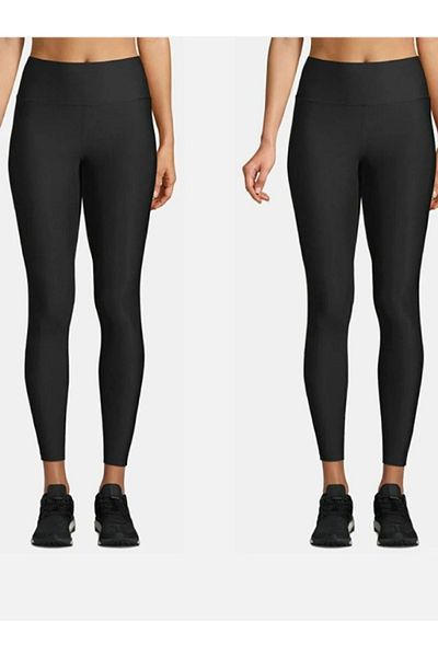 Melike Export Women's 2-Pack Black High Waist Recovery Leggings