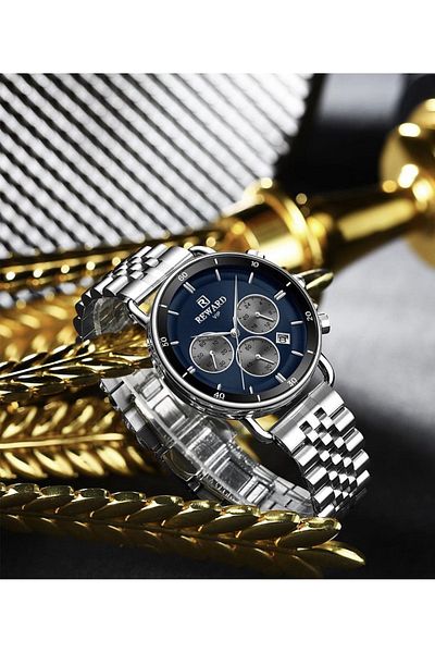 Reward Steel Men's Wristwatch