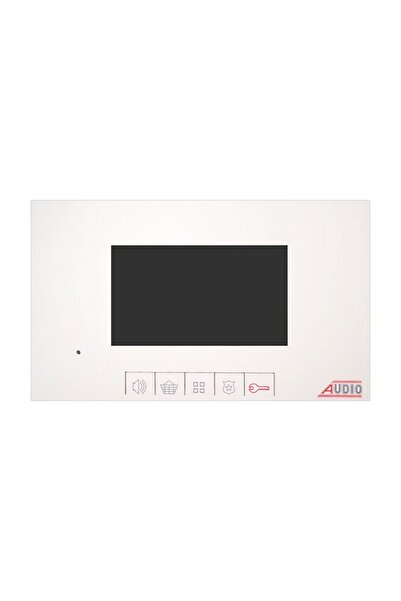 AUDİO AUDIO 001140 4.3' Görüntülü Diafon Mekanik Buton Beyaz