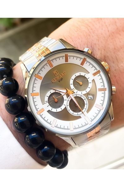 Reward Men's Steel Wristwatch - Waterproof