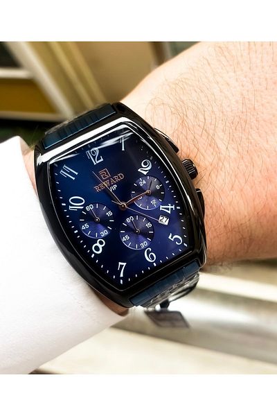 Reward Navy Original Steel Men's Wristwatch + Wristband Combination