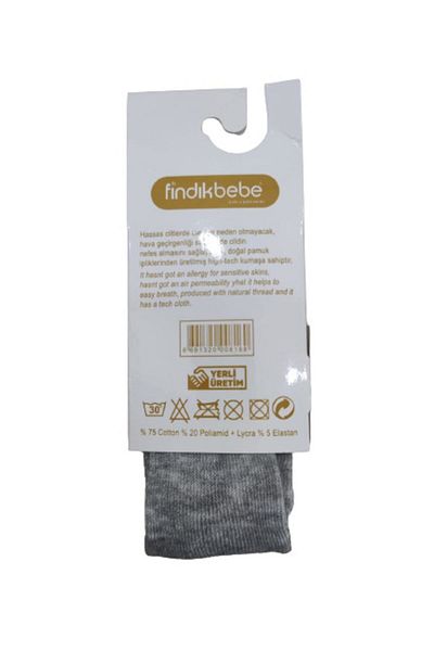 fındık bebe Newborn Seasonal Baby Pantyhose Gray
