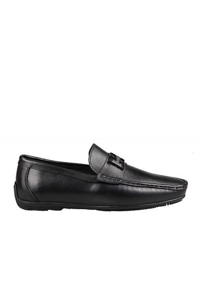 MARCOMEN 17344 Ανδρικά παπούτσια casual από γνήσιο δέρμα μαύρο