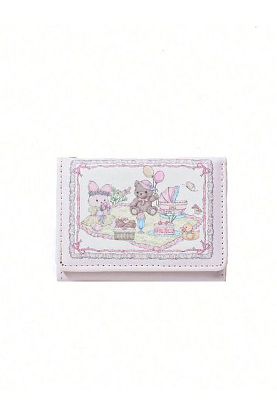 romwe Charm Coquette Rabbit Wallet