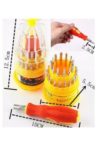 Genel Markalar 31 Parça Tornavida Seti Çok Amaçlı Pratik Bilgisayar Tablet Ev Aletleri Tamir Seti