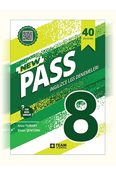 Team Elt Publishing 2025 NEW PASS 8- 40 adet yeni nesil LGS denemeleri