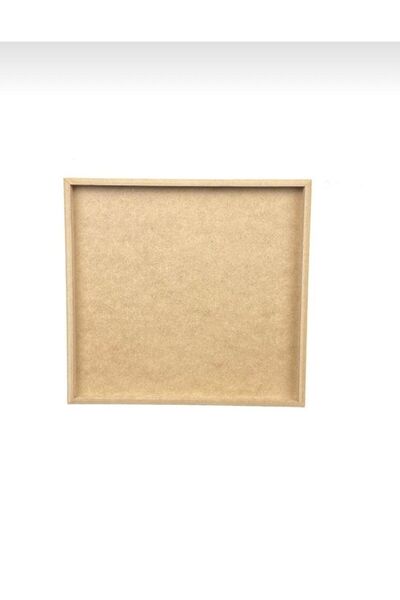 Güllü Ahşap لوح مربع MDF خام قابل للطلاء 40 سم 1 خشب عالي الجودة